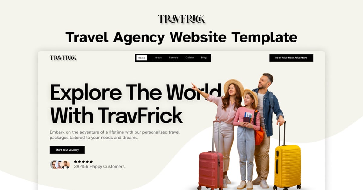 Travfrick – Premium Travel Agency Elementor Template