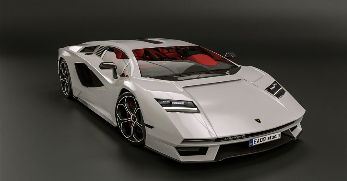 Lamborghini Countach 2022 3d model #543938