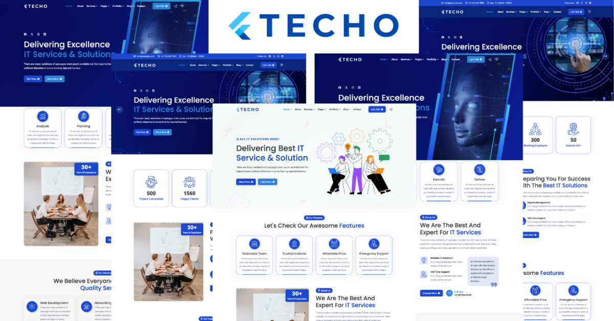 Techo - IT Solutions & Business Services HTML5 Template