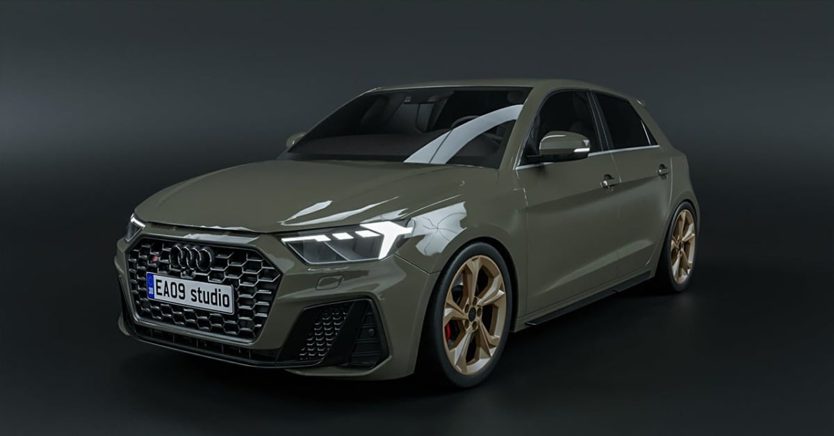 2022 Audi A1 Sportback s-line 3d model