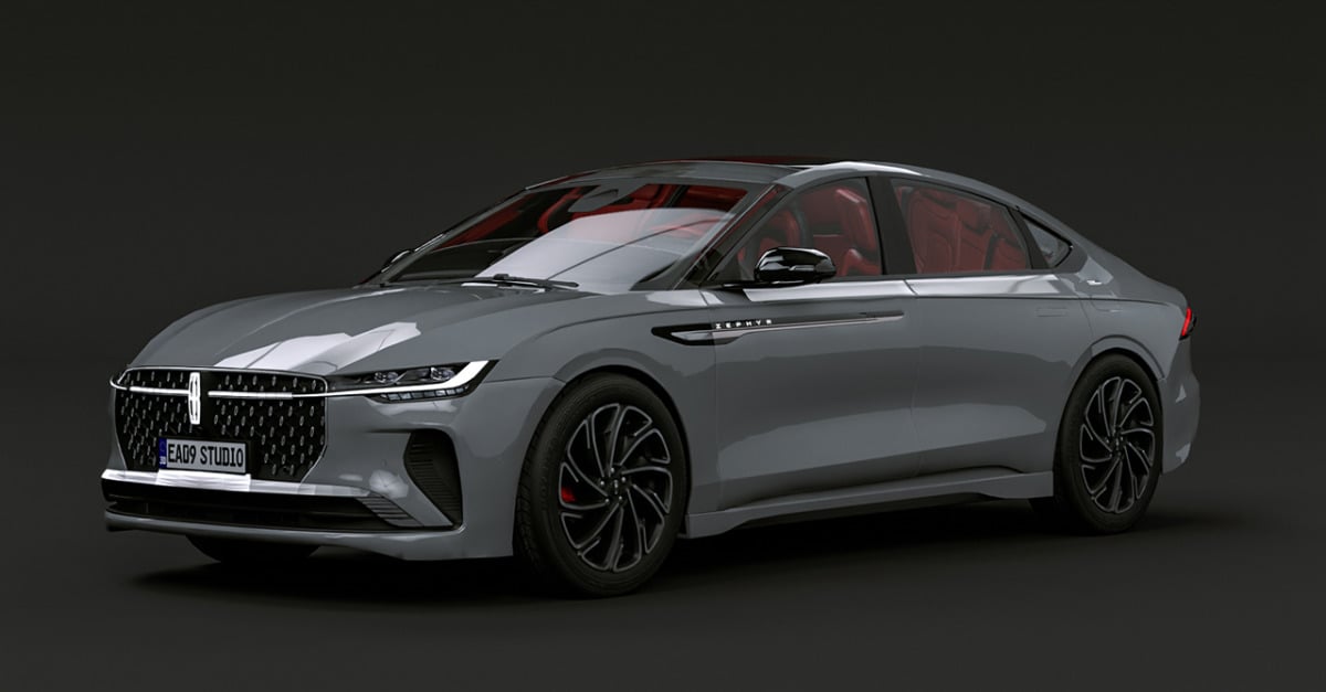 2023 Lincoln Zephyr 3d model #544393