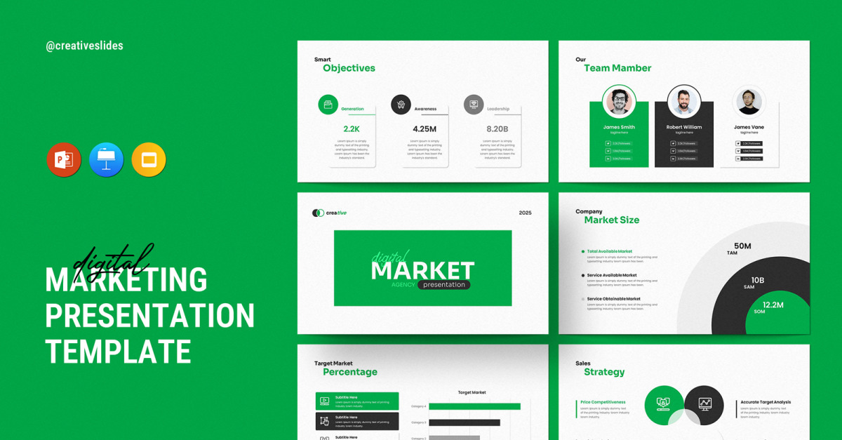 Digital Market – Agency Presentation Template