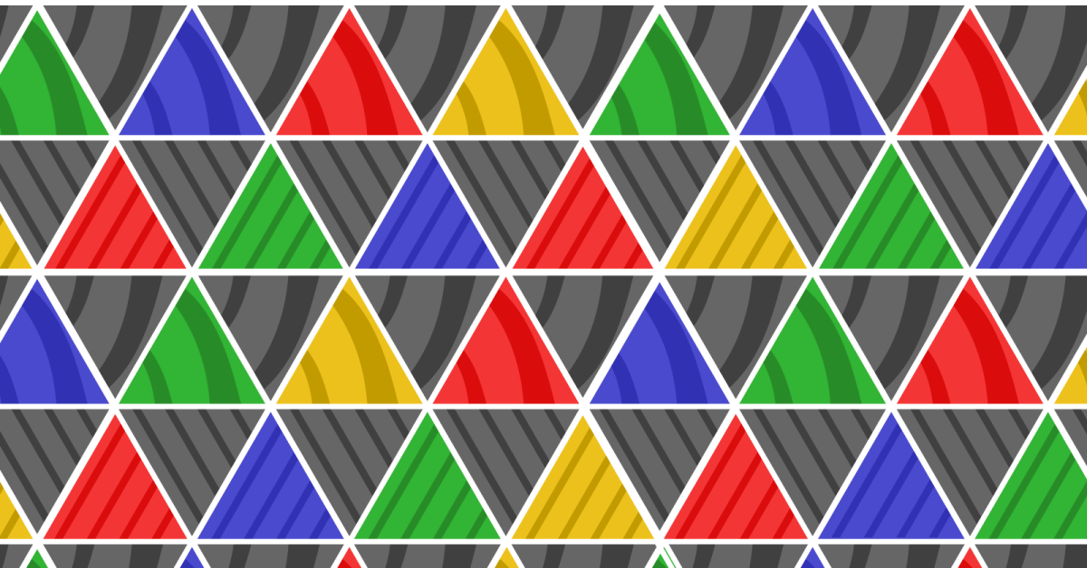Colorful Triangle Pattern Background