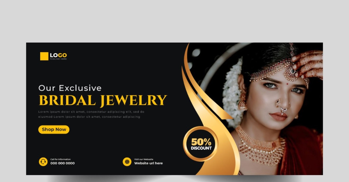 Jewelry Sale Social Media Facebook Cover Ver-5