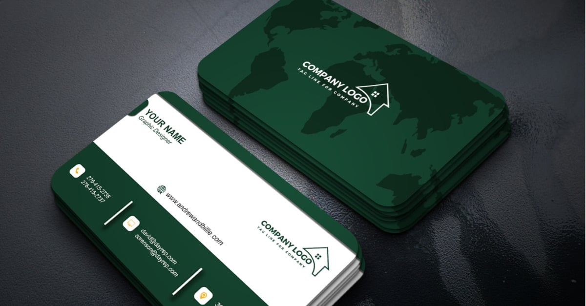 Luxury Business Card PSD Template | Elegant Editable Design for High-End Branding