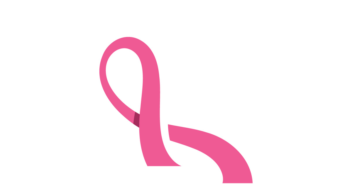 Breast cancer awareness logo design. Illustration icon vector v8