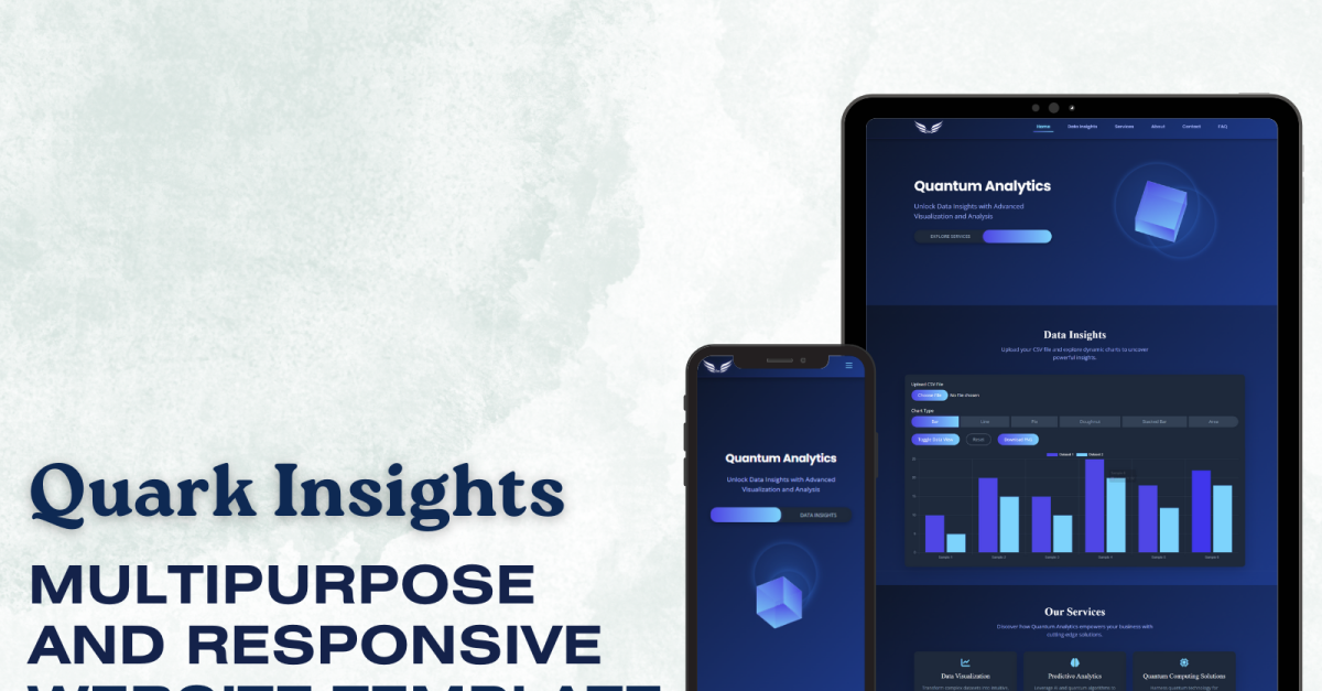 Quark Insights - Data Analytics Services Template