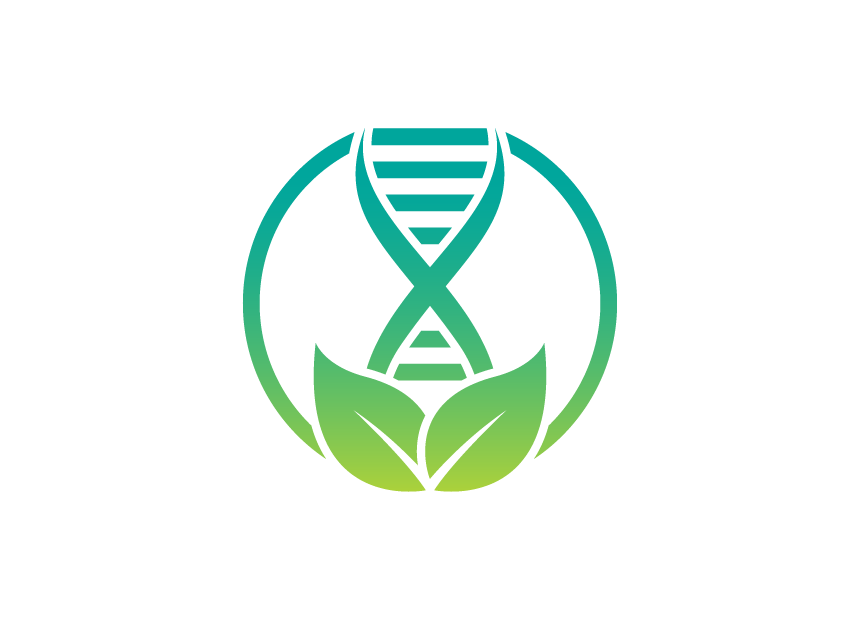 DNA and Leaf Logo Template #546984