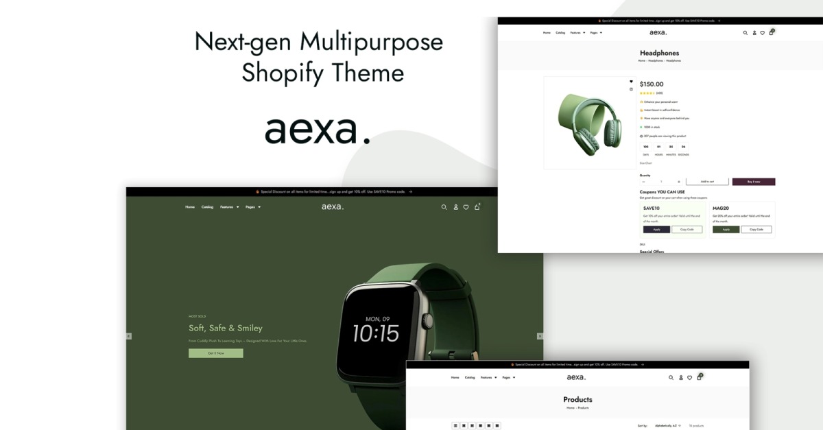 Aexa – Shopify Theme For Electronics and Gadgets Brand