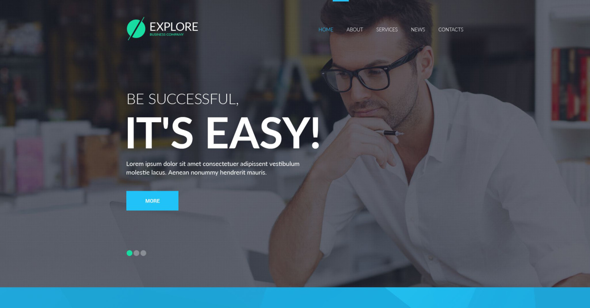 Explorer le modèle de site Web #55612 - TemplateMonster