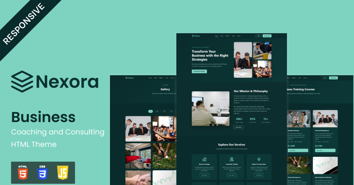 Nexora - Business Coaching and Consulting HTML Theme