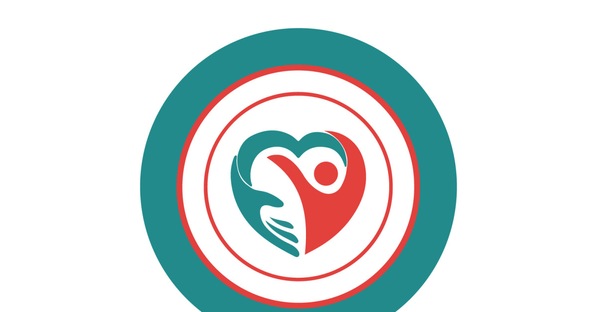 Logo Heart Circle Care pour une marque de santé, de médecine et de bien ...
