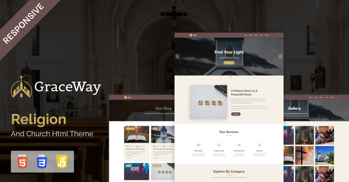 Religion And Church Html Theme
