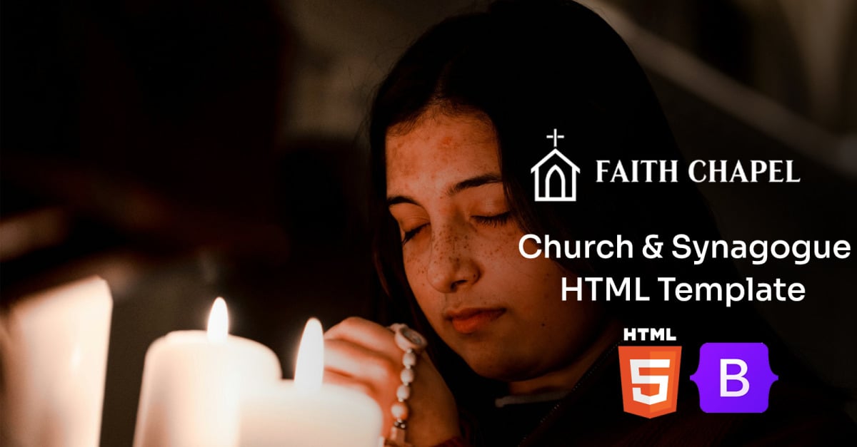 Faith Chapel - Church & Synagogue Html Template