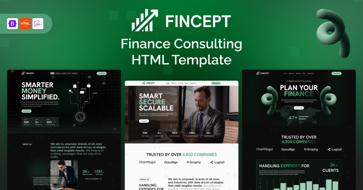 Fincept – Finance & Business Consulting HTML Template