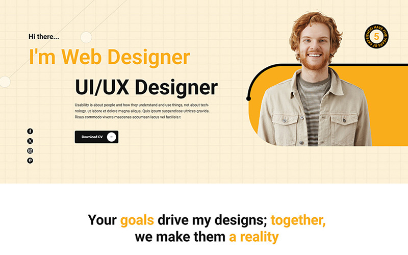 Preson - Personal Portfolio HTML5 Website Template