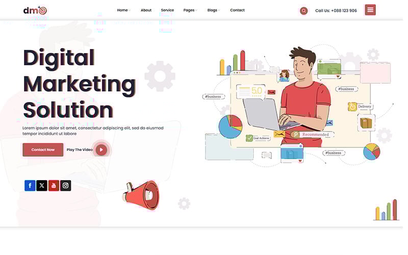 Dmo - Digital Marketing Website Template