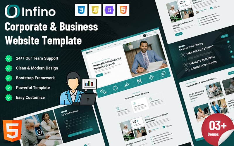 Infino - Corporate Business Website Template