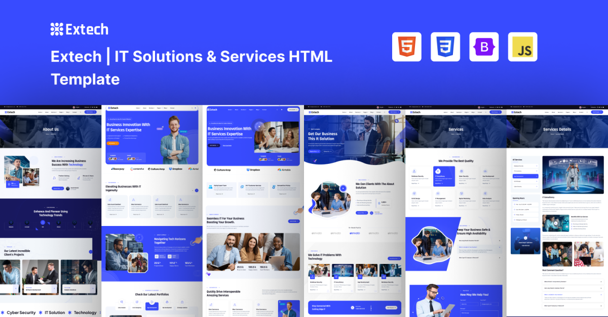 Extech | IT Solutions & Services HTML Template