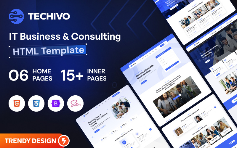 The Ultimate HTML5 Template for Tech Startups & Consultants