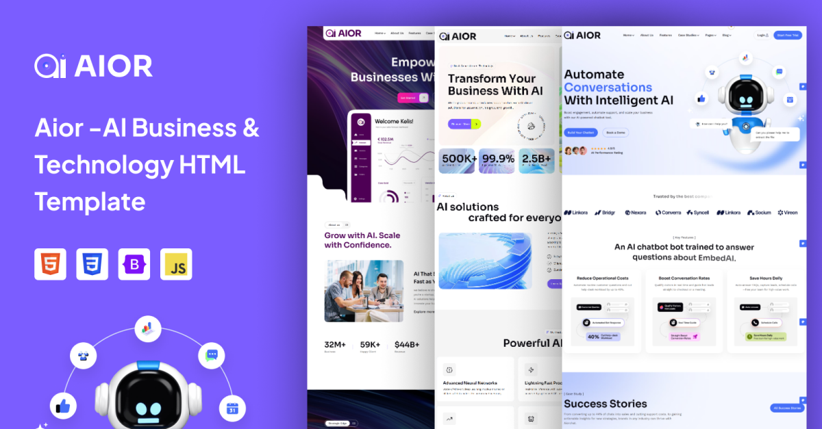 Aior -AI Business & Technology HTML Template