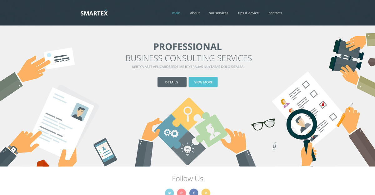 Business and Services Responsive Website Template
by WT