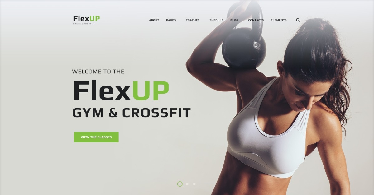 Flex Up - tema de WordPress Crossfit - TemplateMonster