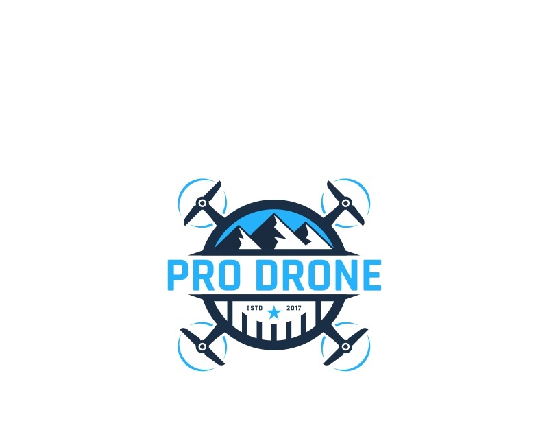 Pro Drone Logo Template #63903 - TemplateMonster