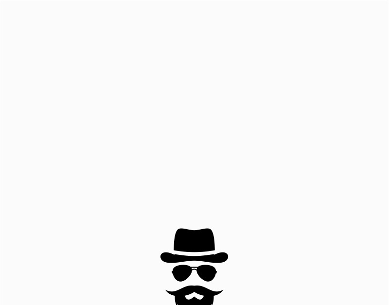 Hipster Gentleman Logo Template #65526 - TemplateMonster