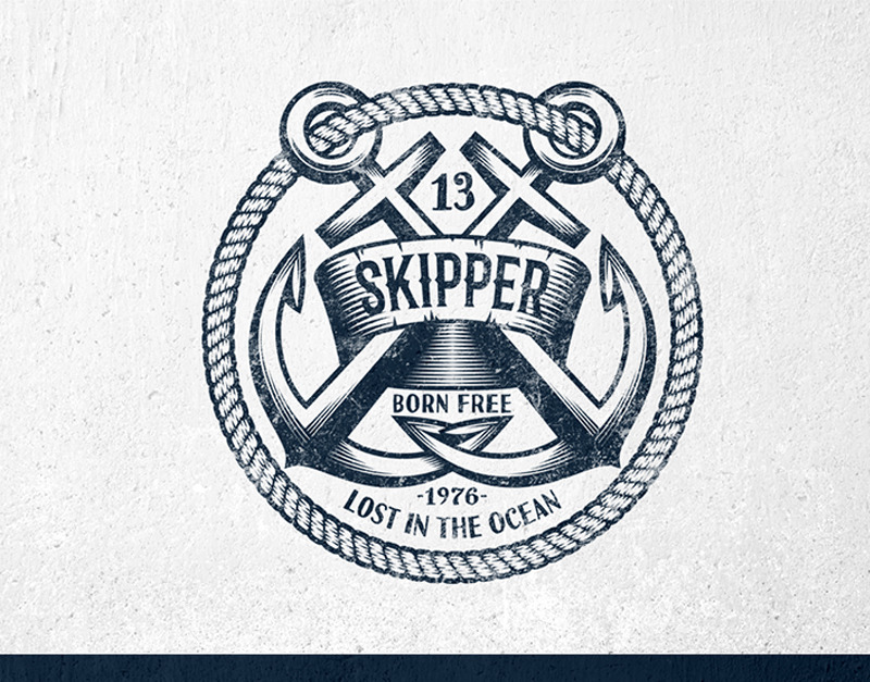 Skipper Anchor Logo Şablonu #65540 - TemplateMonster