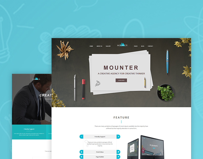 Mounter - Corporate Website Template
by ThemesHub