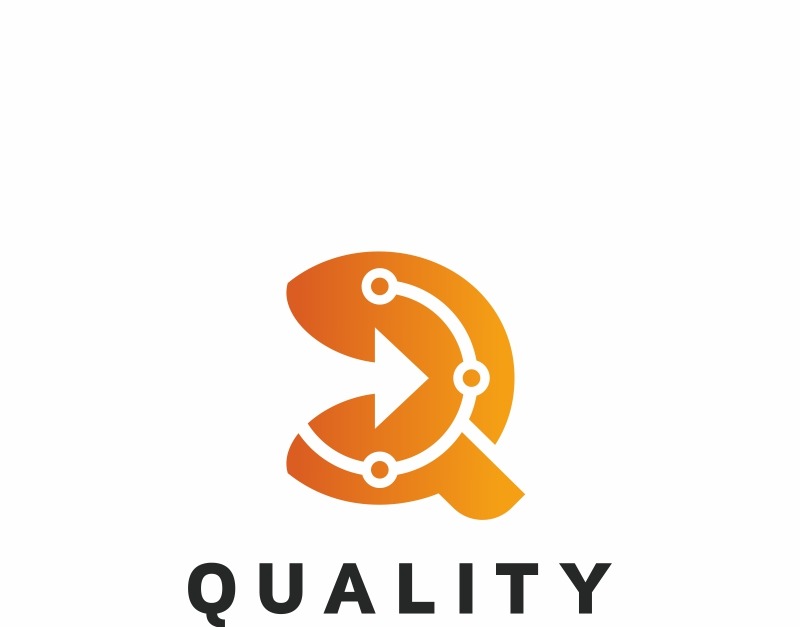 Quality Data Q Letter Logo Logo Template - TemplateMonster