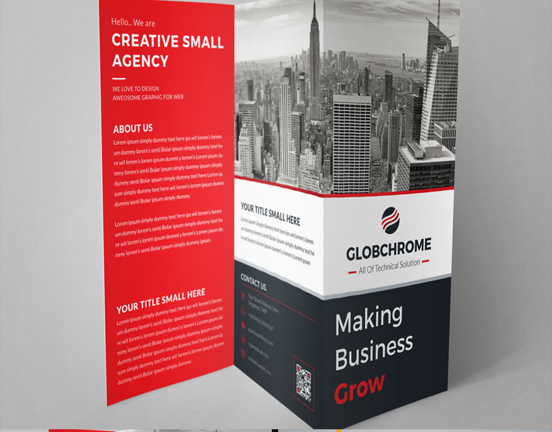 Cleaning Corporate Trifold Brochure - Corporate Identity Template