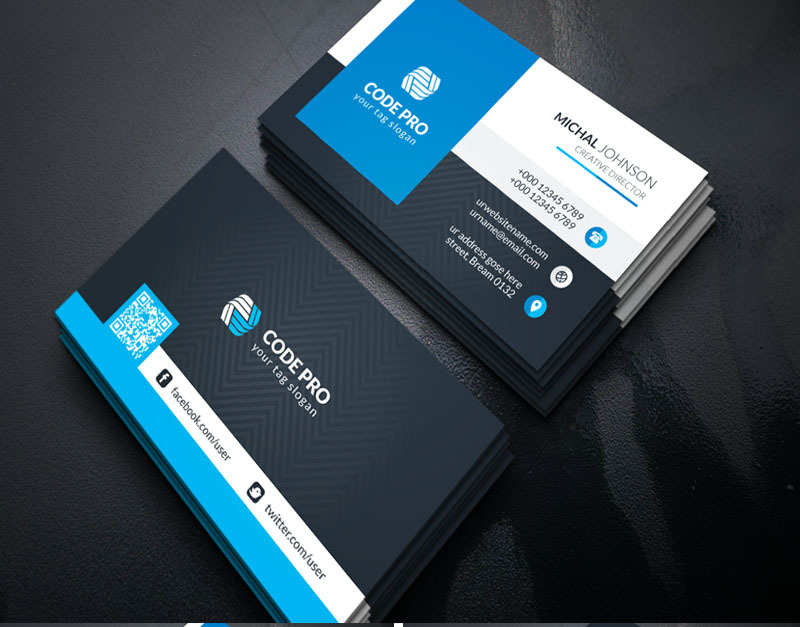 Cafe Link Business Card - Corporate Identity Template