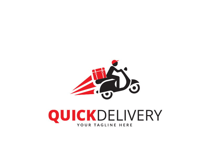 Quick Delivery Logo Logo Template #69204 - Templatemonster