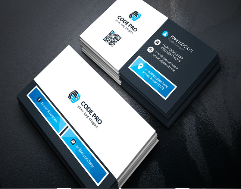 Cafe Link Business Card - Corporate Identity Template