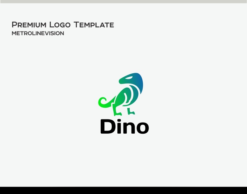 Dino Dinosaur Logo Design Vector Stock Vector (Royalty Free) 1460742710 |  Shutterstock