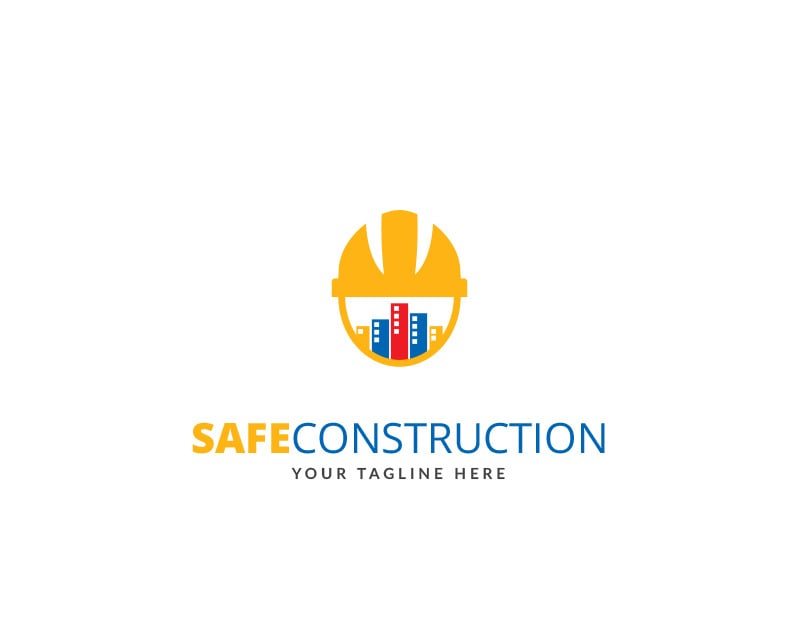 Safe Construction Logo Template #70247 - TemplateMonster