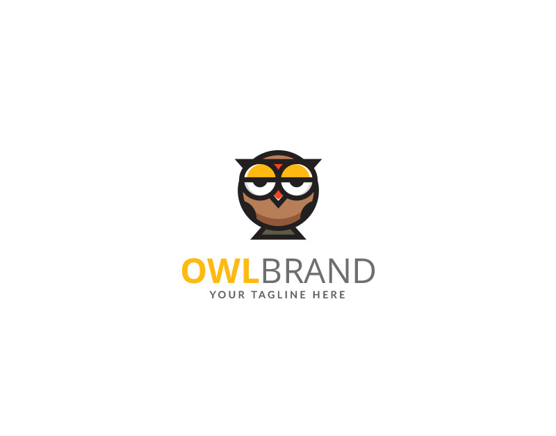 Owl Brand Design Logo Template #70726 - TemplateMonster