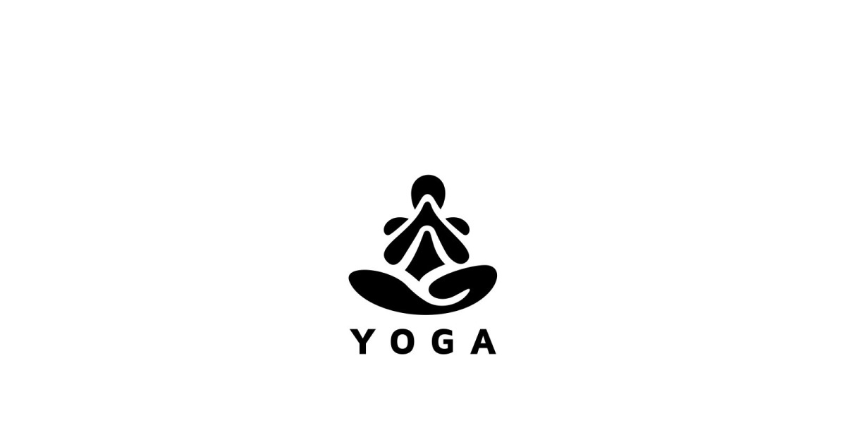 Logotipo De Fitness/logotipo De Ioga/folheto De Meditação Modelo