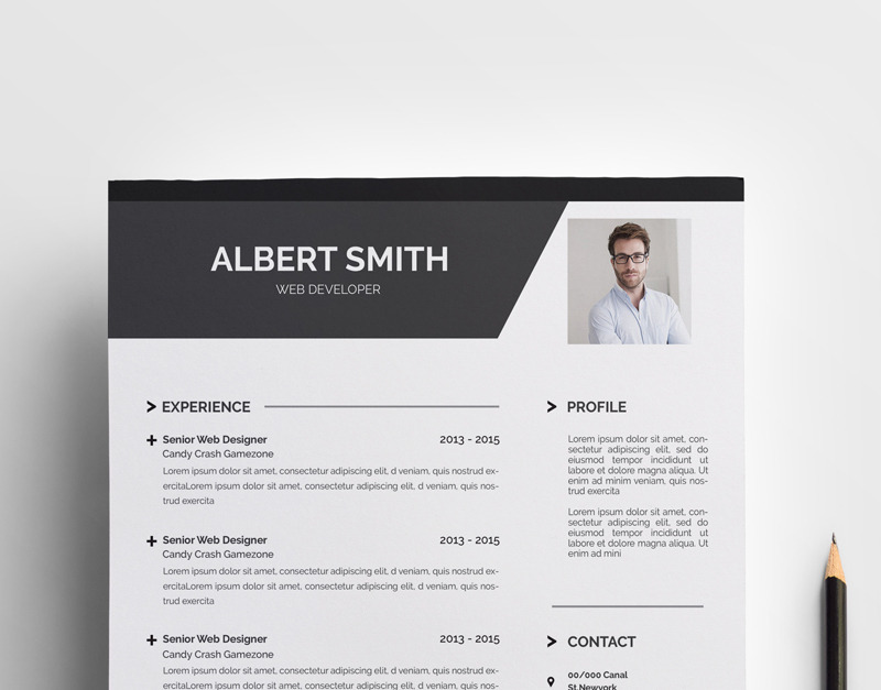 Albert Smith Resume Template #71270 - TemplateMonster