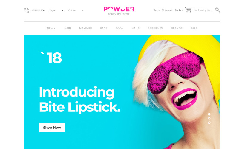 Powder - Beauty Store OpenCart Template
by RockThemes