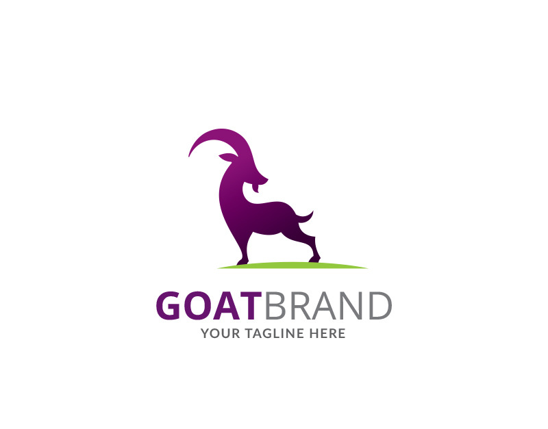 goat logo brand symbol 13130150 Vector Art at Vecteezy