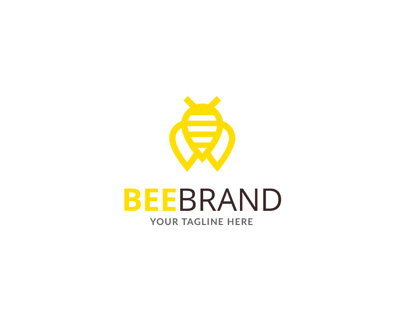 Bee Brand Design Logo Template #72134 - Templatemonster