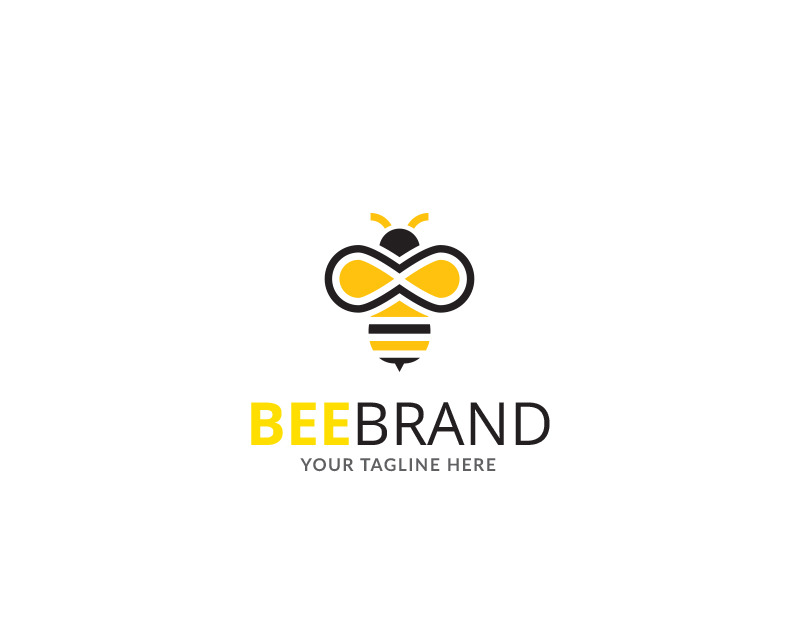 Bee Brand Logo Template #72135 - TemplateMonster