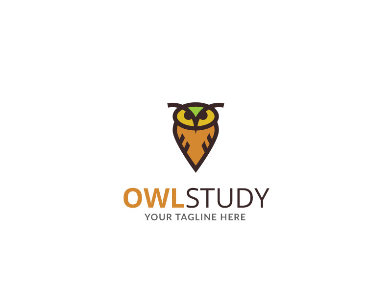 Owl Study Design Logo Template #72150 - TemplateMonster