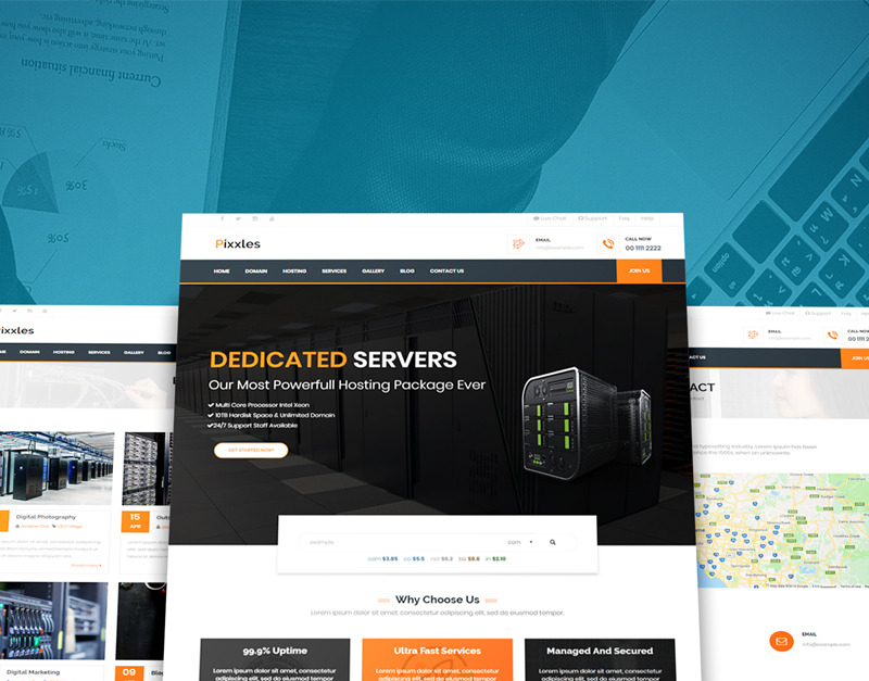Pixxles - Modèle de site Web polyvalent - TemplateMonster