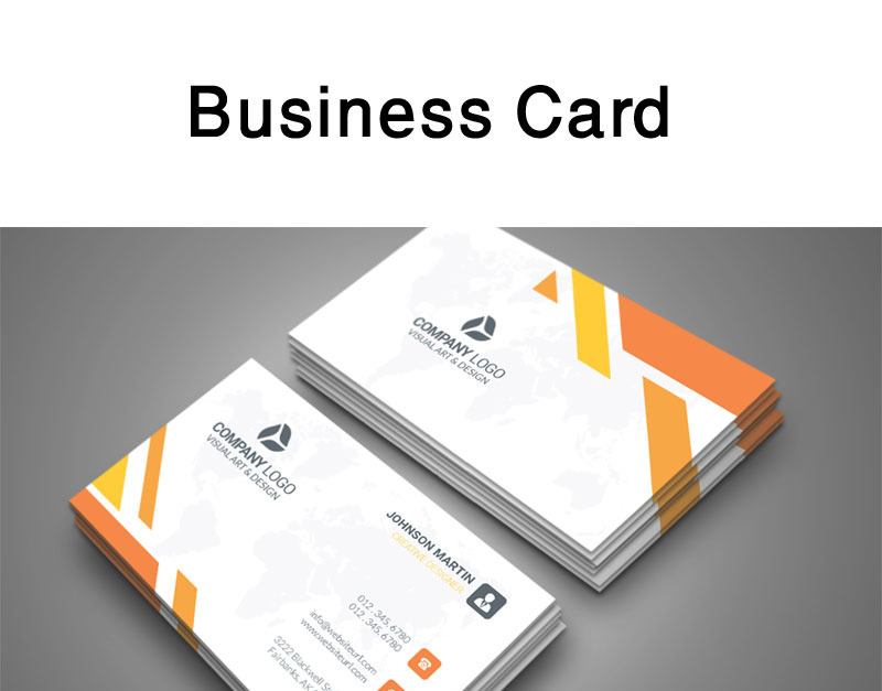 Visual and Art Creative Business Card - Corporate Identity Template