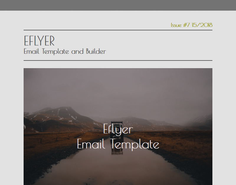 Eflyer - Modello Newsletter #75958 - TemplateMonster