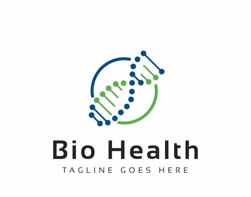 Bio Health Logo Template #76430 - TemplateMonster